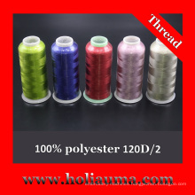 High Quality 100% Polyester Embroidery Thread